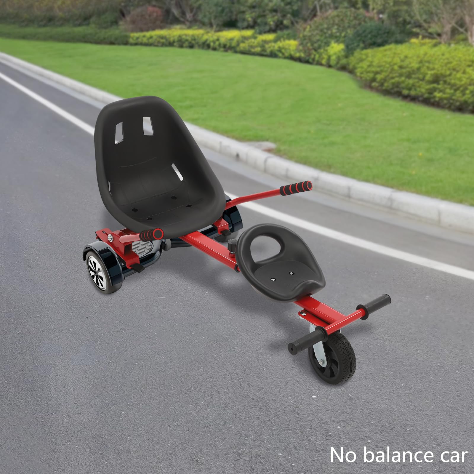 Regulowane siedzisko hoverboard dla 2 osób – podwójne siedzenie jako nakładka na deskę hoverboard dla dorosłych – bezpieczna karta hoverboard do parku i na zewnątrz – nie zawiera deskorolki