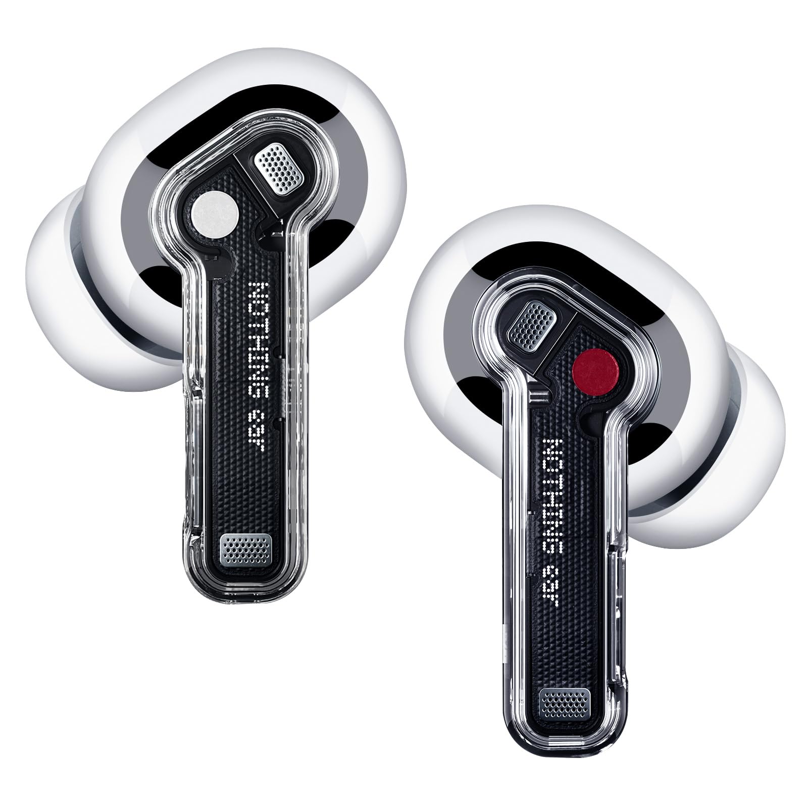 NothingEar, TWS, ChatGPT Integrated, Hi Res Audio with LDHC 5.0, Advanced Equaliser with Personal Sound Profile, Hybrid ANC Noise Cancellation upto 45dB, Upto 36 Hours Listening Time (White)