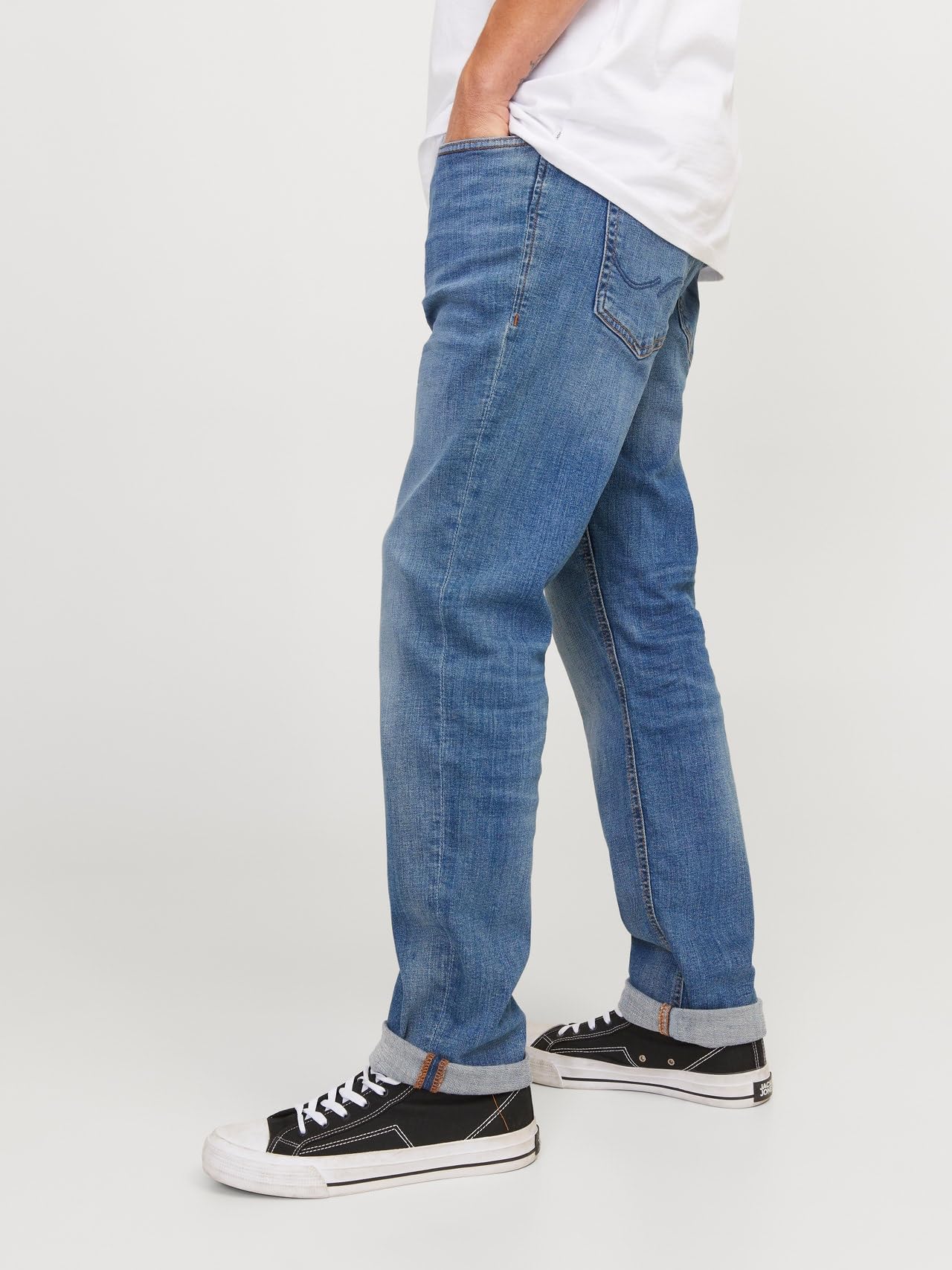 JACK & JONES Slim Straight-fit Jeans Jjitim Jjoriginal Am 781 50SPS Noos Slim Straight-fit Jeans