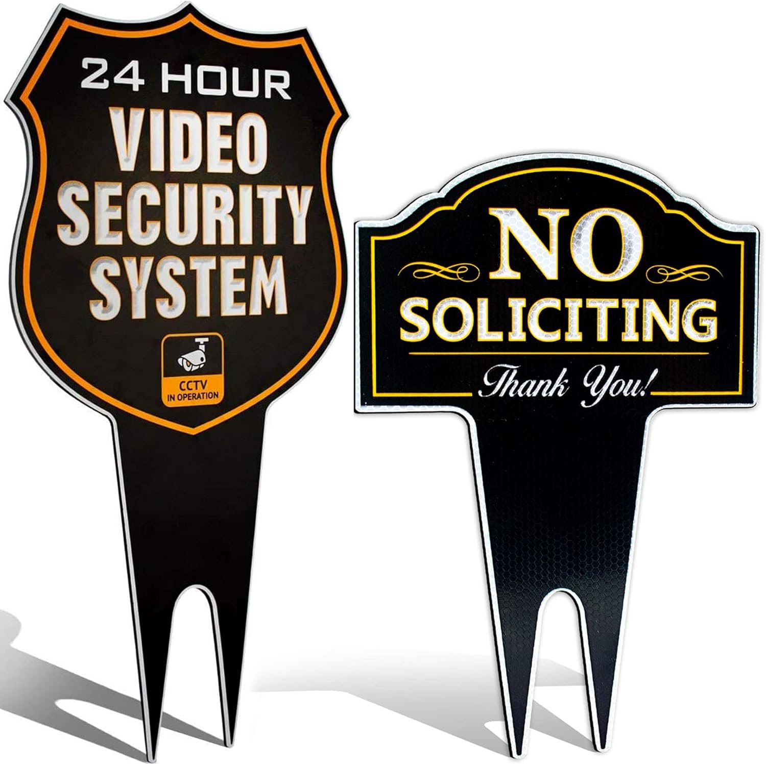 Signs Authority ultra reflective no soliciting outdoor