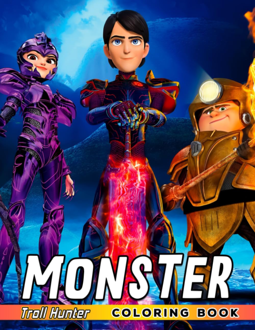 Monster Coloring Book: Intersting Action Series for Anyone to Love Drawing | With High-Quality Pictures for Pages for Relaxation