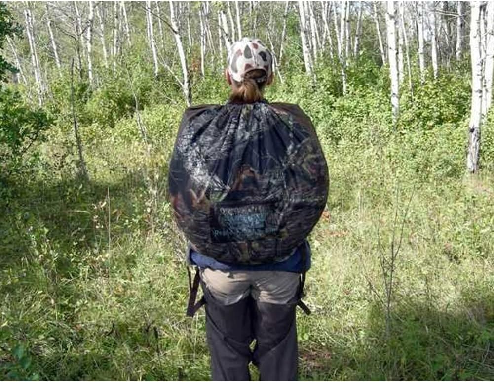 Ameristep Outhouse Lightweight Durable Hunting Spring Steel Mossy Oak Break-Up Country Ground Blind - 1 Hunter Concealment - Easy Setup & Takedown : Sports & Outdoors