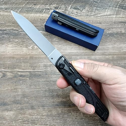 Miniatura 7 de Cuchillo de bolsillo plegable de 7.7 pulgadas, cuchillo utilitario EDC para camping, caza, senderismo, pesca, actividades en interiores y