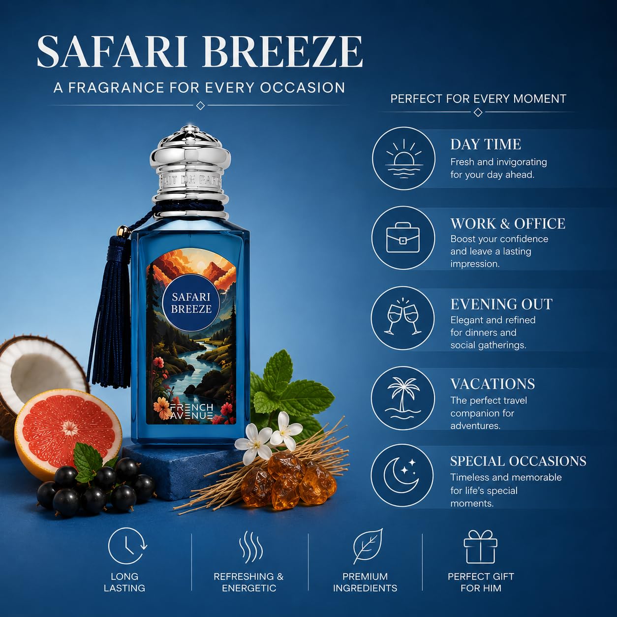 French Avenue Safari Breeze Extrait de Parfum 100ml