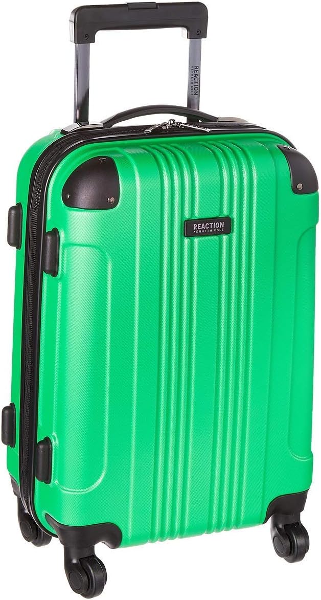 Out of Bounds Equipaje giratorio ligero y rígido de 4 ruedas, color verde Kelly, equipaje de mano de 20 pulgadas