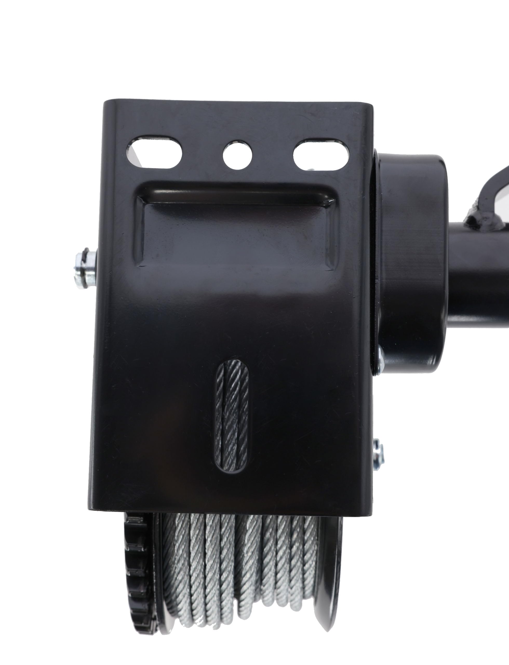 Kerbl Works cabrestante de cable Hand Winch, tracción por cable, acero, cable de acero resistente al desgarro, con freno automático
