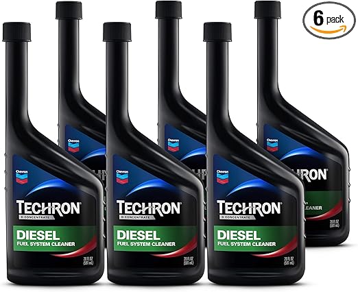Chevron Techron D Concentrate Diesel Fuel System Cleaner, 20 oz., Pack of 6