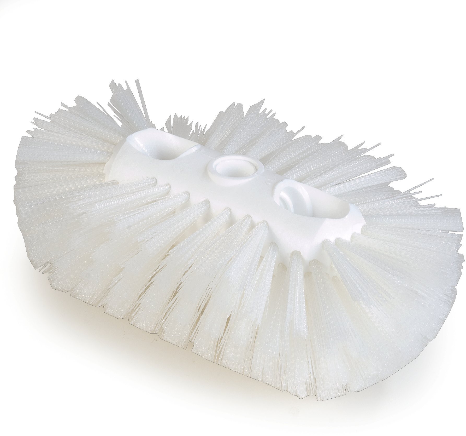 Carlisle 4117702 Sparta Spectrum Jumbo Tank Brush, Polyester Bristles, 10-1/2" Length x 6" Width Brush, 2" Bristle Trim, White