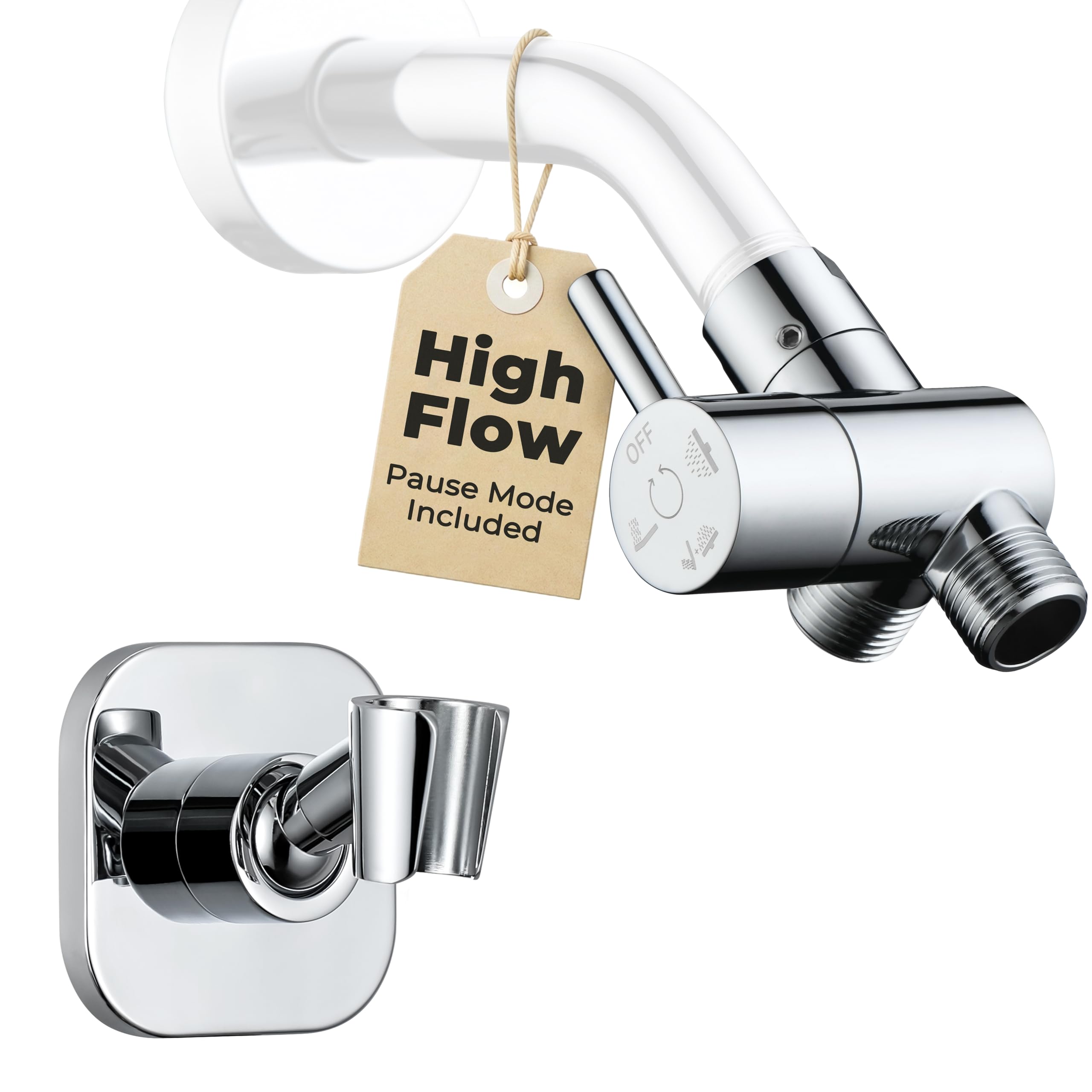 G-Promise All Metal High Flow Shower Diverter Valve with