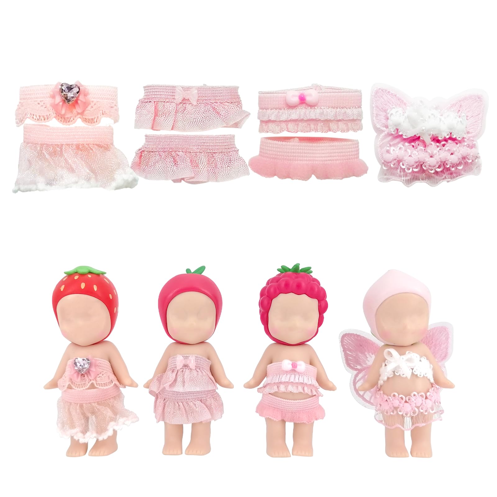 Goktvai 8 Sets Puppen Outfits Für Sonny Angel - 7,62cm Sammlerkleidung Oberteile & Röcke