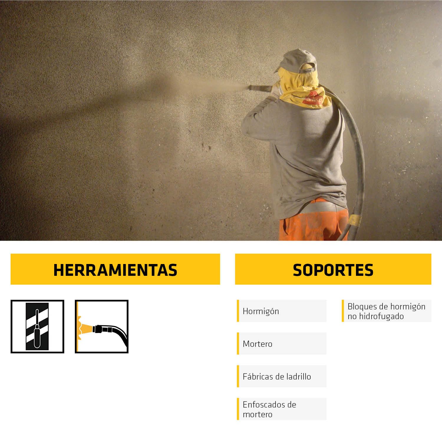 SIKA - Mortero monocomponente - SikaMonoTop-125 Thick ES - Gris - 25kg | Impermeabilización y protección de superficies - Para hormigón, mortero y mampostería - Uso versátil