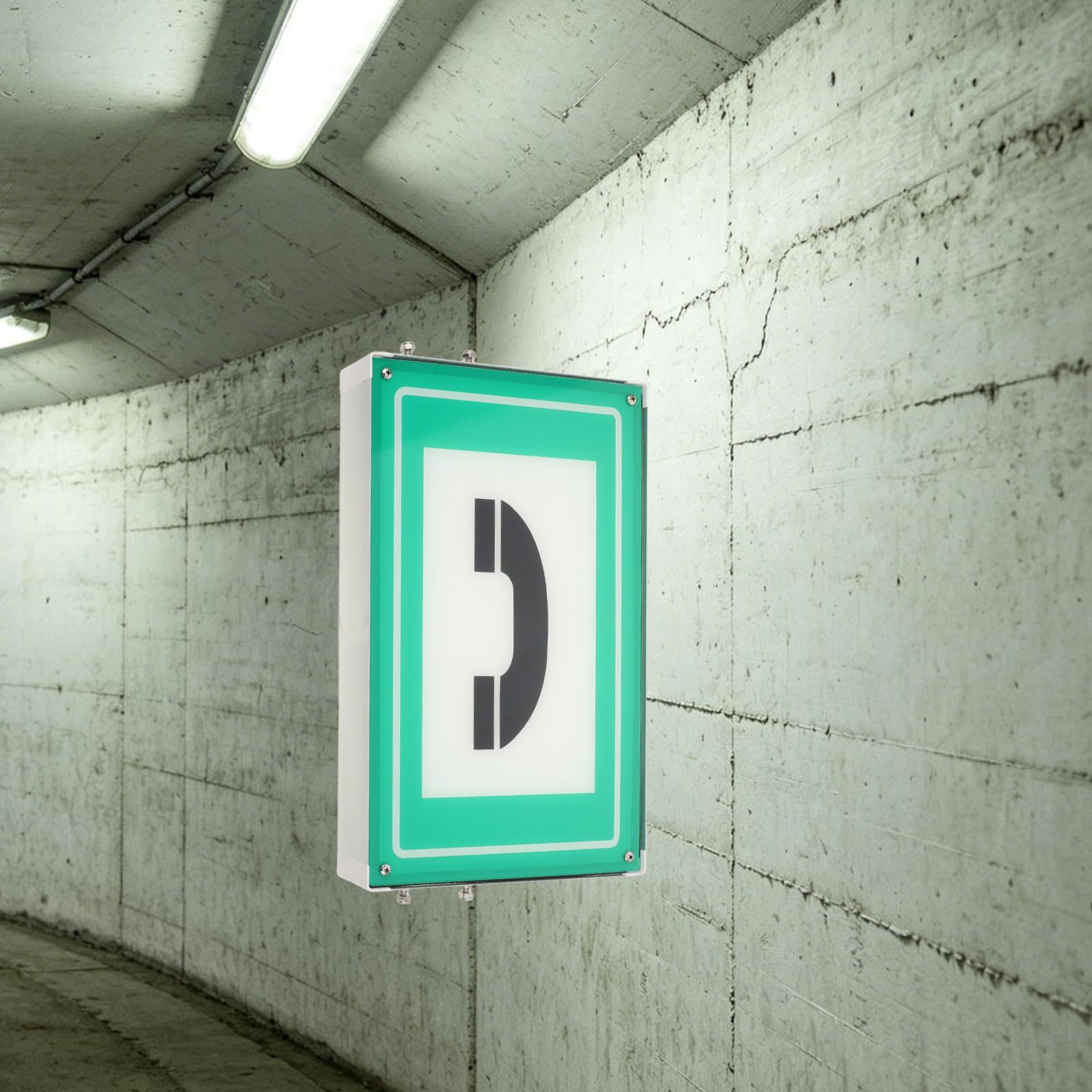 VALICLUD Señalizador de Emergencia para Túneles Luz Led, Material Metálico y Plástico, Instalación Rápida para Asistencia en Carretera y Condiciones de Niebla