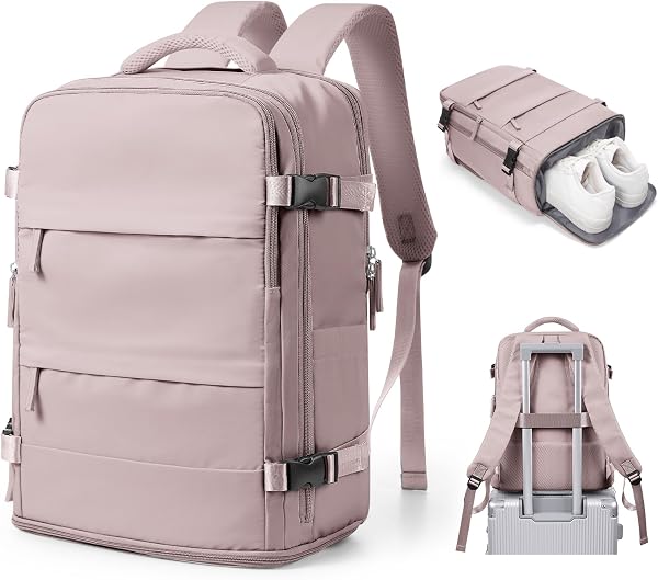 SZSYCN Zaino da Viaggio Aereo Cabina Ryanair 40x30x20 Wizzair Borse da Cabina per Ryanair 40x20x25 Bagaglio a Mano Easyjet 45x36x20 Zaino Multitasche Uomo Casual Borsa per Computer Portatile - 1