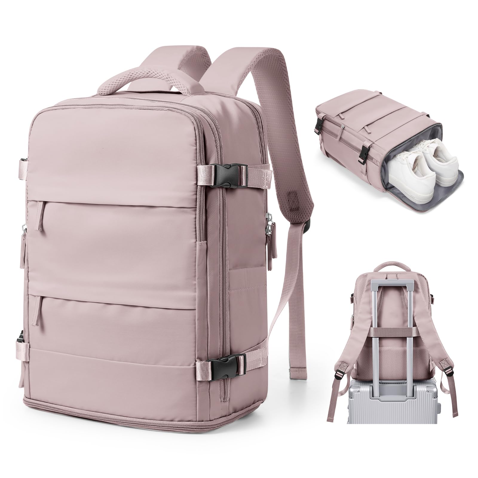SZSYCN Zaino da Viaggio Aereo Cabina Ryanair 40x30x20 Wizzair Borse da Cabina per Ryanair 40x20x25 Bagaglio a Mano Easyjet 45x36x20 Zaino Multitasche Uomo Casual Borsa per Computer Portatile
