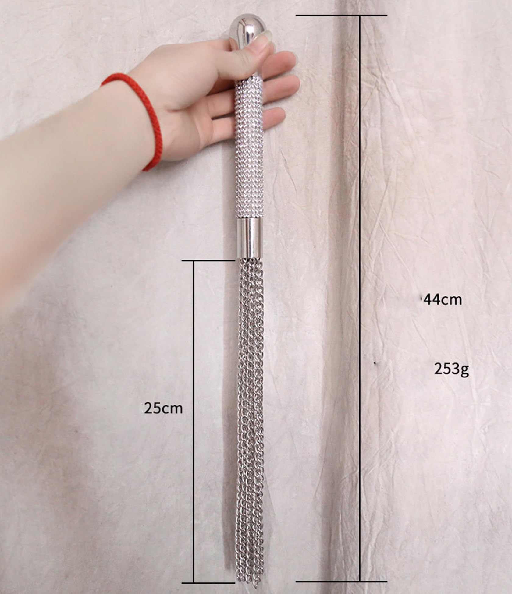Látigo De Cadena De Metal Látigos Con Borla De Cadena Azotes Sexo SM Bondage Restricciones BDSM Fetiche Coqueteo Látigo Erótico Juego De Rol Accesorios for Adultos SM Juguete Sexual