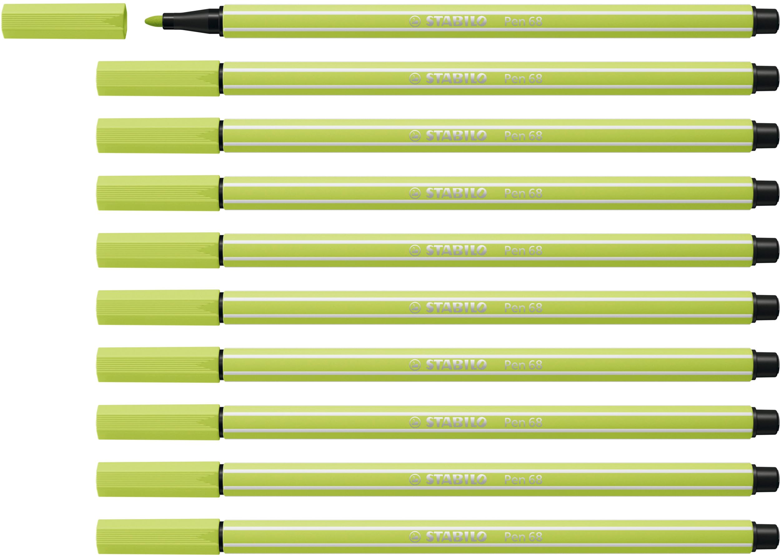 STABILO - Rotulador premium - Pen 68 - Pack de 10 - rosa neón — view 22