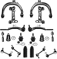 Vista 106 de Detroit Axle - Kit de suspensión frontal de 15 piezas para Jeep Grand Cherokee 99-04 1999 2000 2001 2002 2003 2004, brazos de control superior e