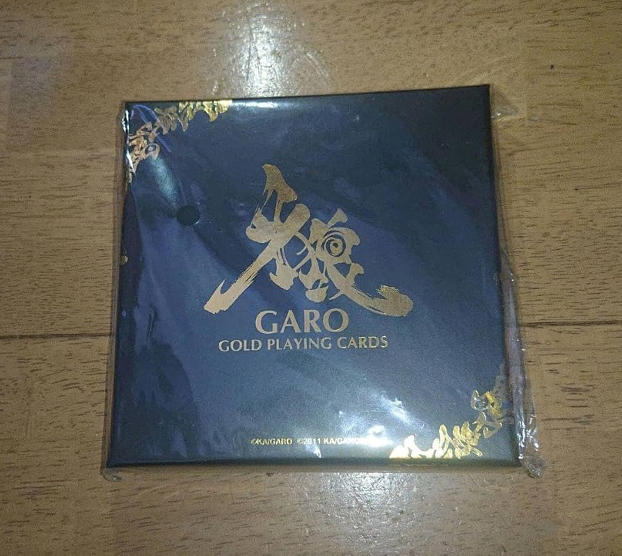 Amazon.co.jp: 牙狼〈GARO〉金色のGOLDトランプ プラスチック製