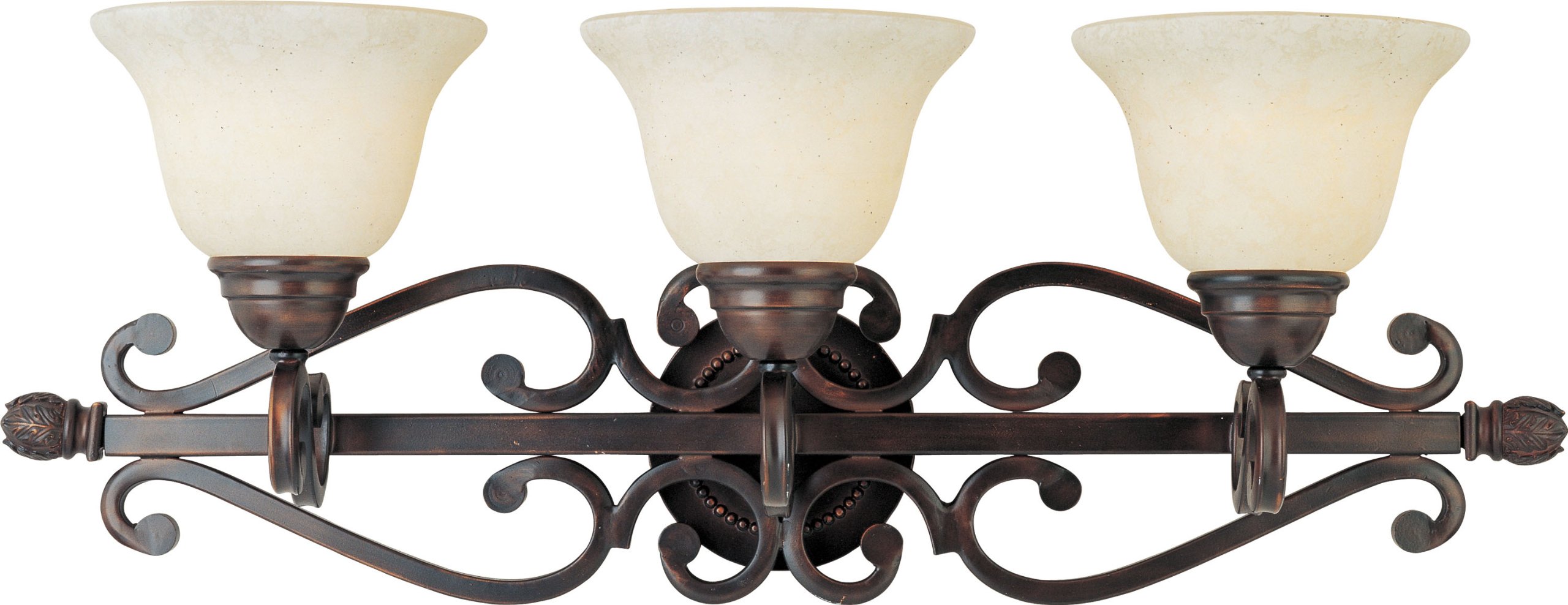 Maxim Manor 3 Light Vanity Light with Oil Rubbed Bronze Finish