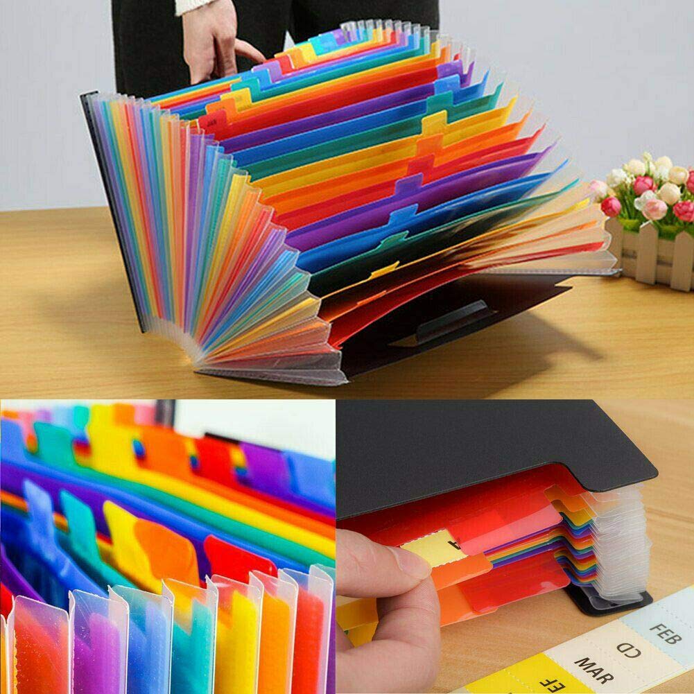 TECHTEST24 Pocket Expanding File Folder With Cover Large Plastic techtest24-pocket-expanding-file-folder-with-cover-large-plastic