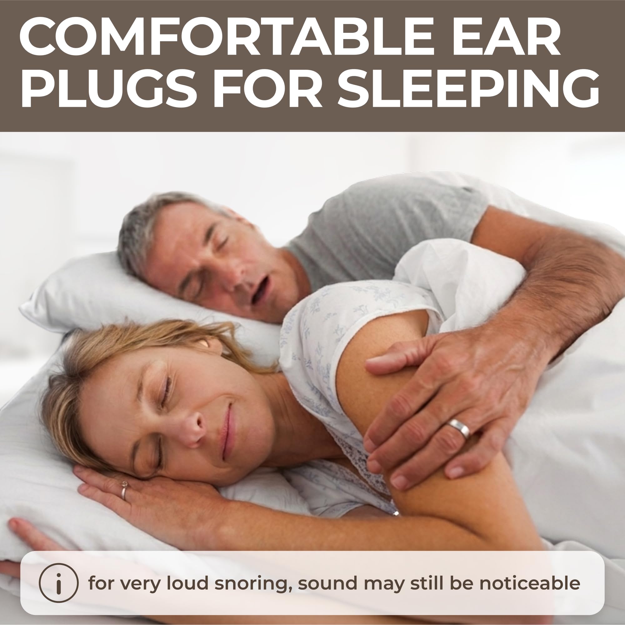 Peace&Quiet PQ Wax Ear Plugs for Sleeping, Silicone, Skin Tone, 15 Count — Amazon image 2