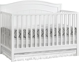Oxford Baby North Bay 4-in-1 Convertible Crib, Snow White, GreenGuard Gold Certified