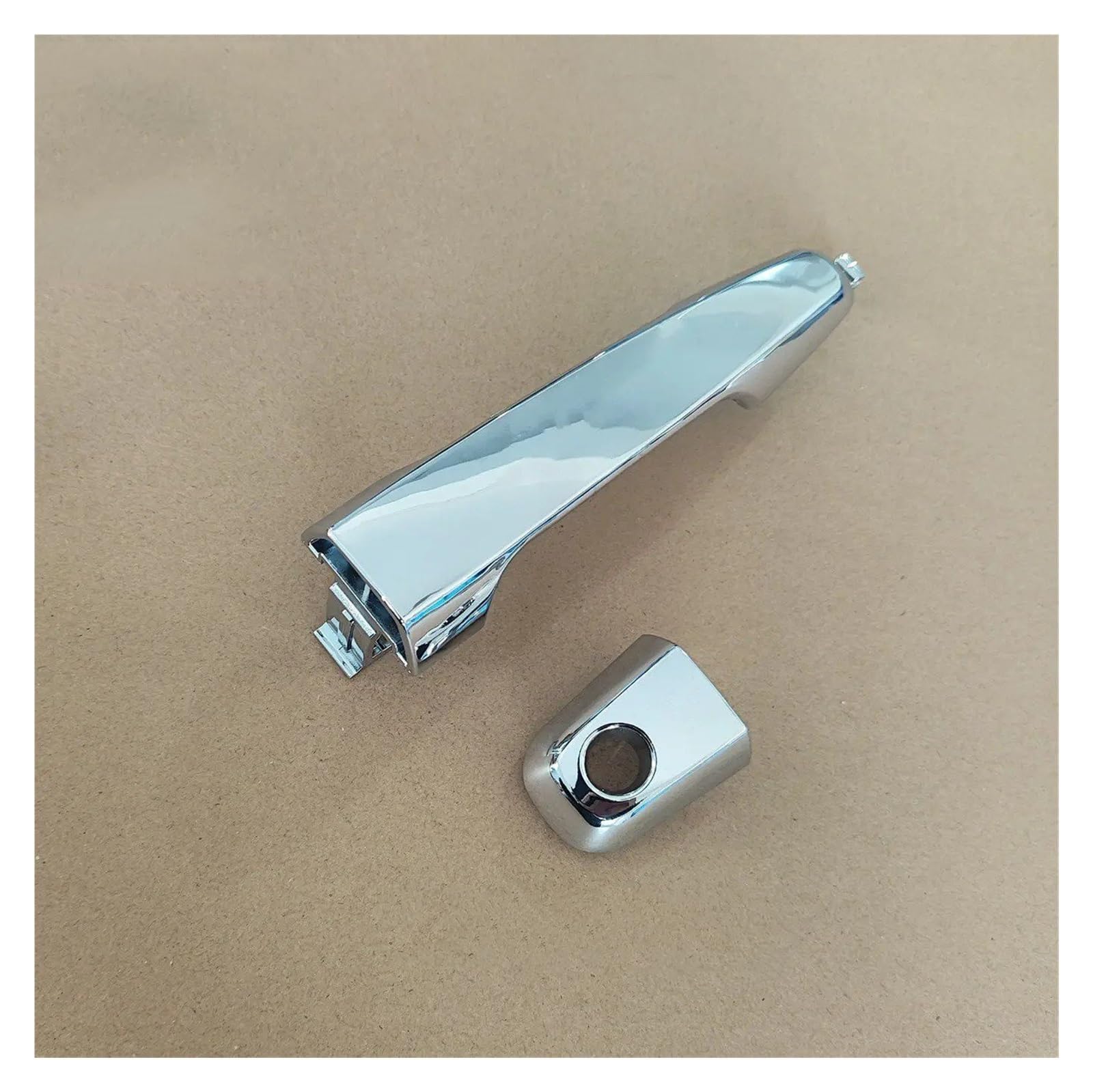 Hillar Front Left Door Outer Handle For Mitsubishi L200 For Triton 2015-2018 Exterior Outerside Door Handle Smooth Chrome Right(Front Left)