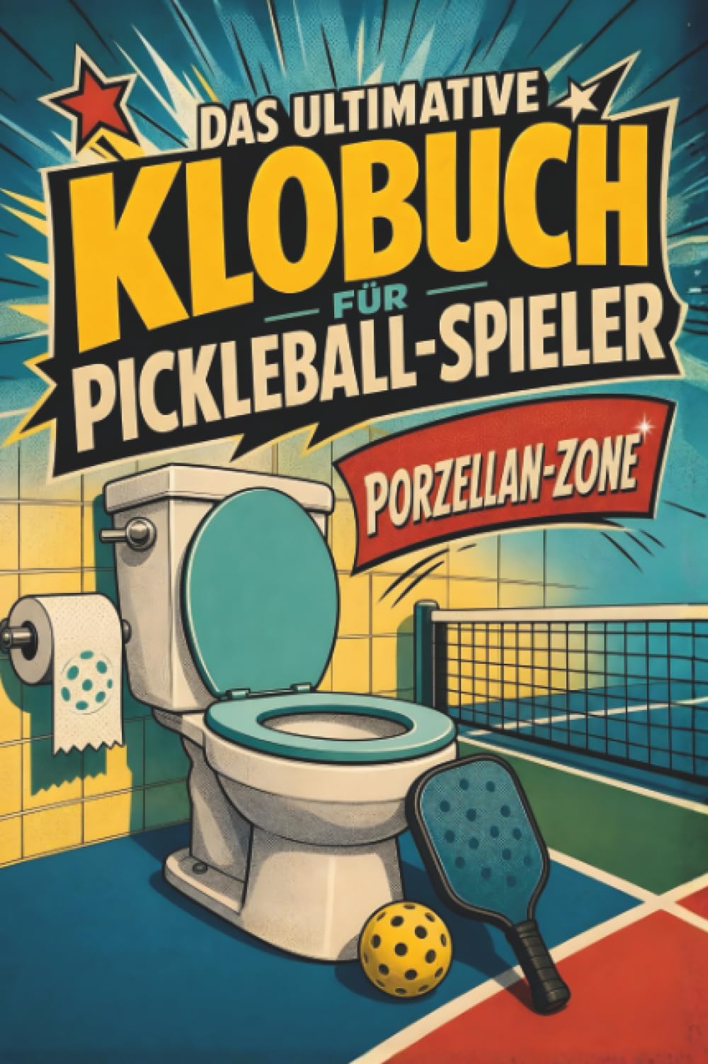 Das ultimative Klobuch für Pickleball-Spieler: Porzellan-Zone. Lustiges Geschenk für Pickleball-Spieler, Dinks und Kitchen-Zone