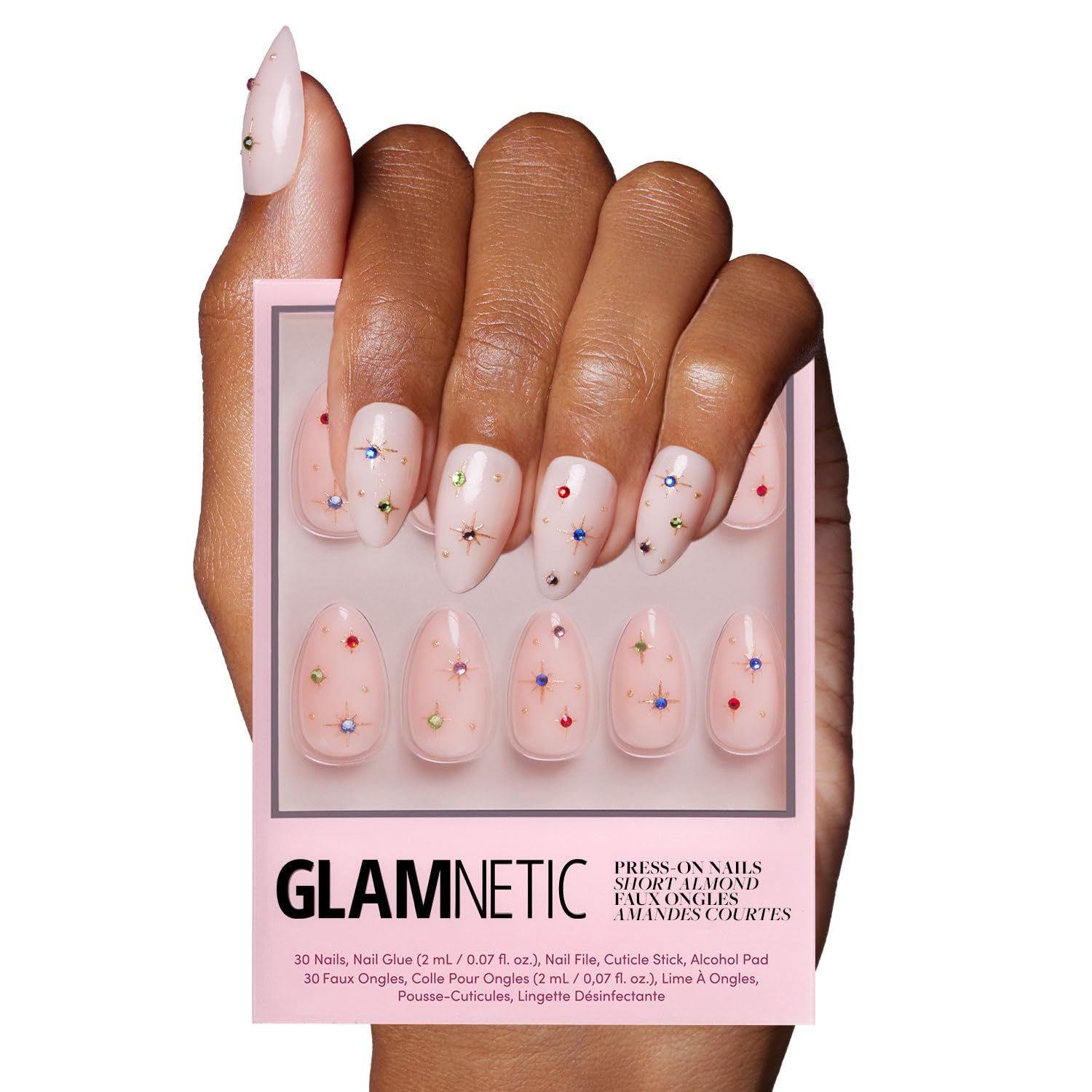 Glamnetic Press On Nails - Almond Glossy -24