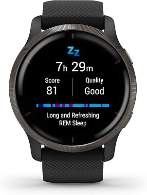 Garmin Reloj inteligente, Negro, 45 mm