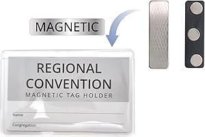 Jehovah's Witnesses Convention Magnetic Badge Holder Pack