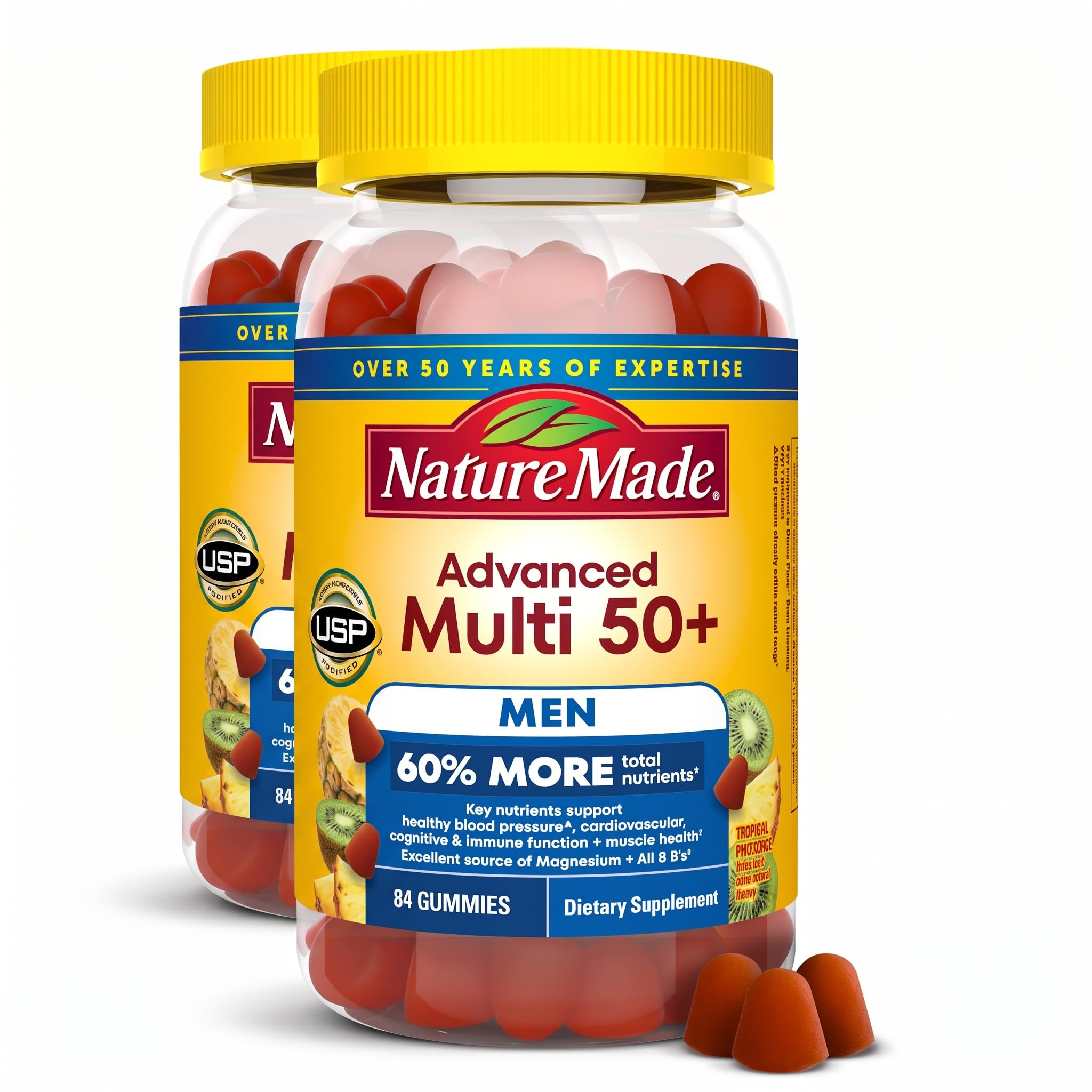 Nature Made Advanced Multivitamin Gummies 50+ for Men, 84 Multi Vitamins — Amazon image 11
