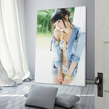 LiSA キャンバスアートパネル Amazon.co.jp: 织部里沙LiSA アイドル歌手写真ポスター (1)(1