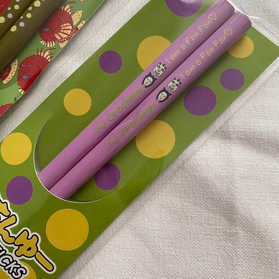 Amazon.co.jp: おろちんゆー 最新グッズ ロゴ箸 箸 2膳セット