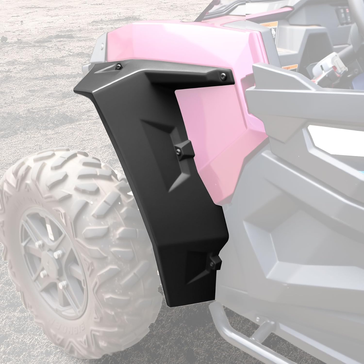 XXL Front Fender Flares for Polaris RZR XP 1000, Wider Extended Front Mud Flaps Mud Guards for Polaris RZR XP 1000 / Turbo/S 1000 / RZR Trail / 900/900 S 2014-2023, Replace #2881985, 1Pair