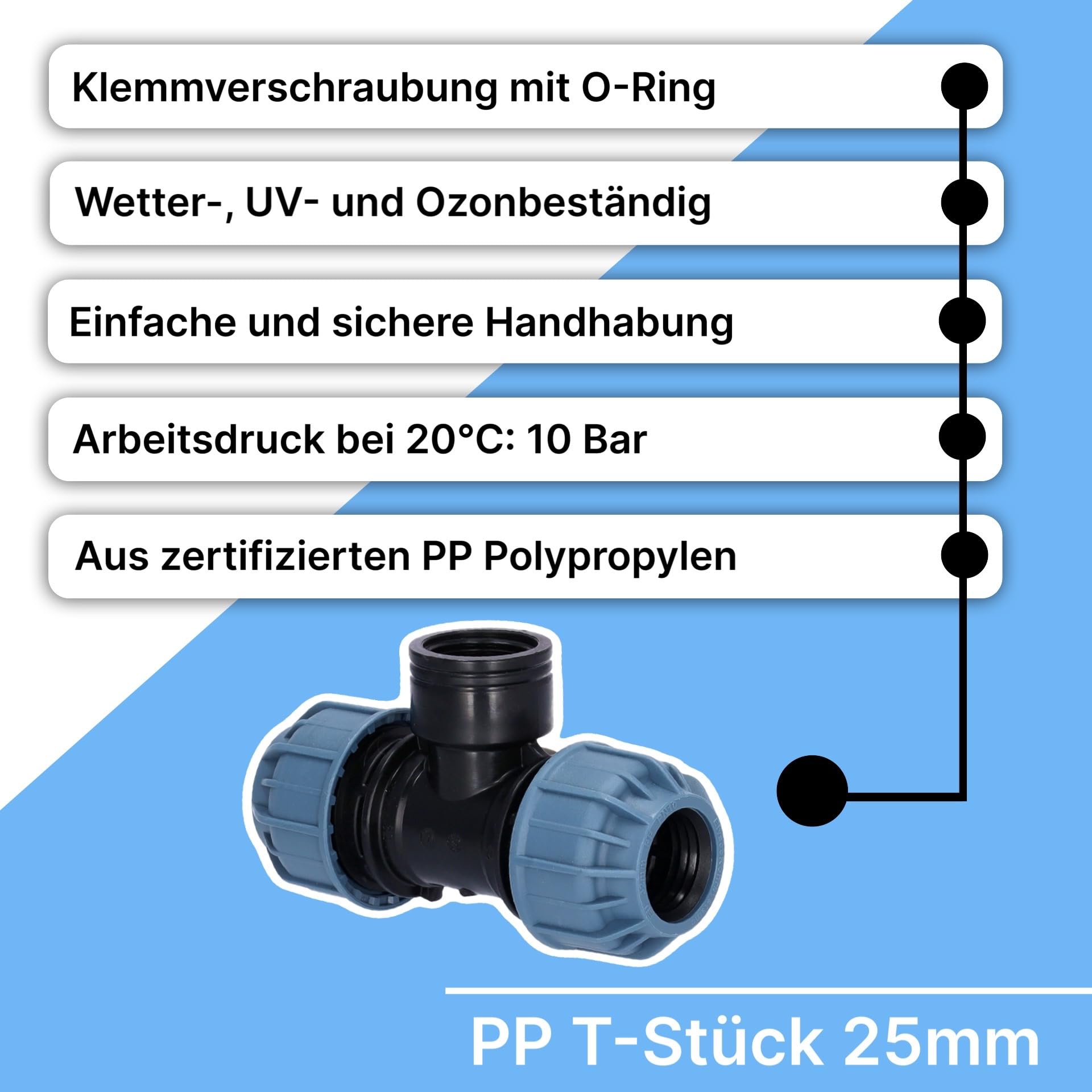 Hunter PGP-04 Getrieberegner Profi-Installations-Set für Bewässerung (L - 6 Regner)