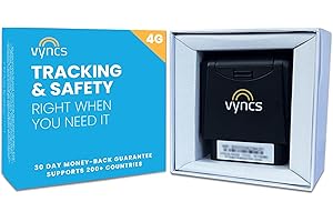 vyncs No Monthly Fees GPS Tracker OBD 4G LTE with Roadside Assistance