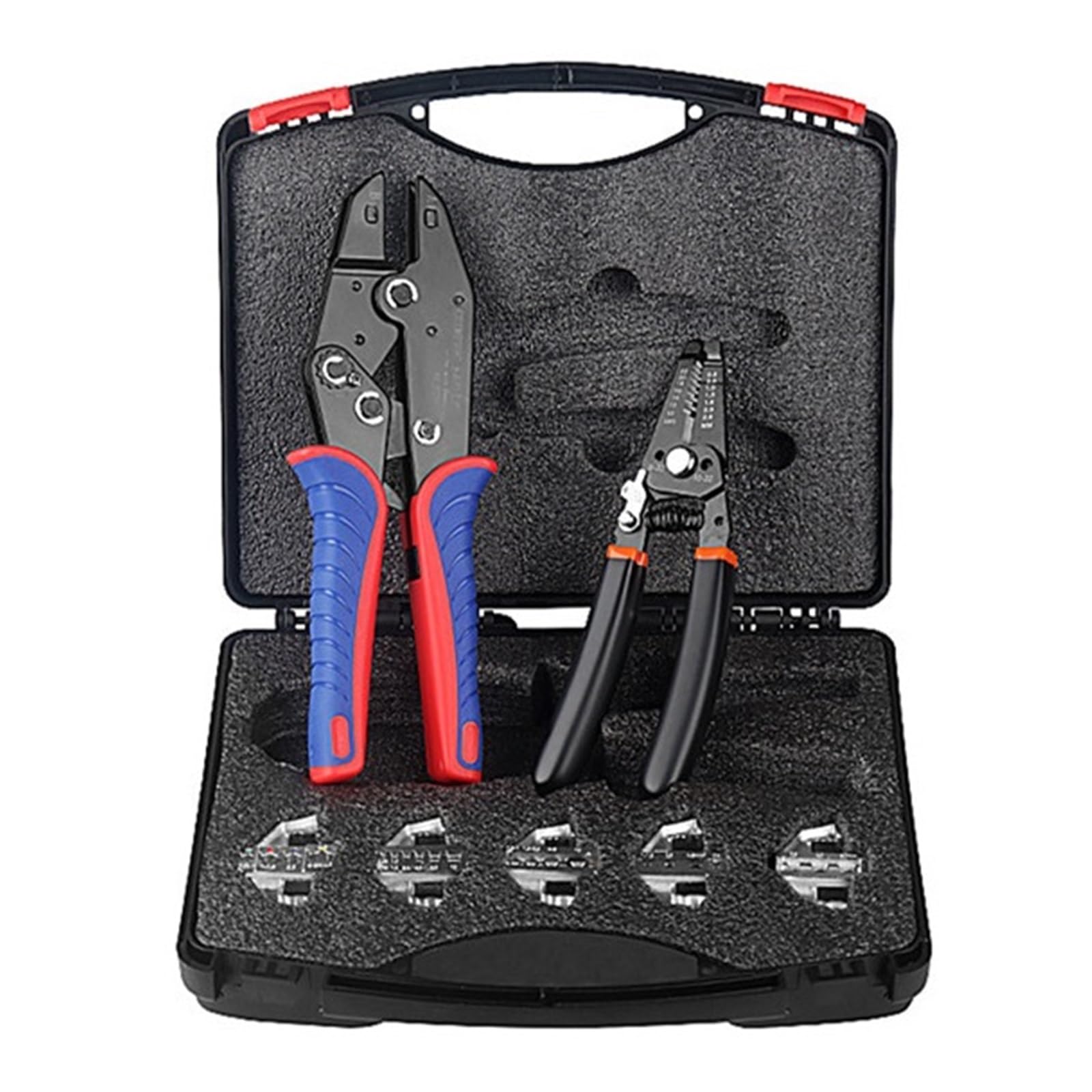 Cvjdfhre One Color Crimper， Crimping Tool Set Ratcheting Wire Crimper