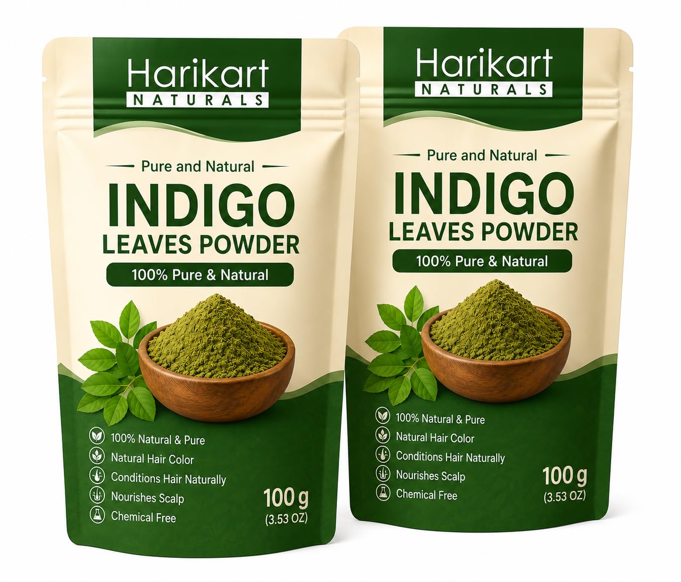 Naturals Indigo Leaves Powder, 100 g | 100% Pure and Natural, Natural Hair Colour, Conditions Hair, Nourishes Scalp, Chemical Free-image-33