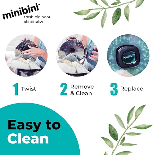 Miniatura 4 de Flint MiniBini Dispositivo eliminador de olores, desodorante de cocina de 30 días para cocina, baño y basura, con lino fresco