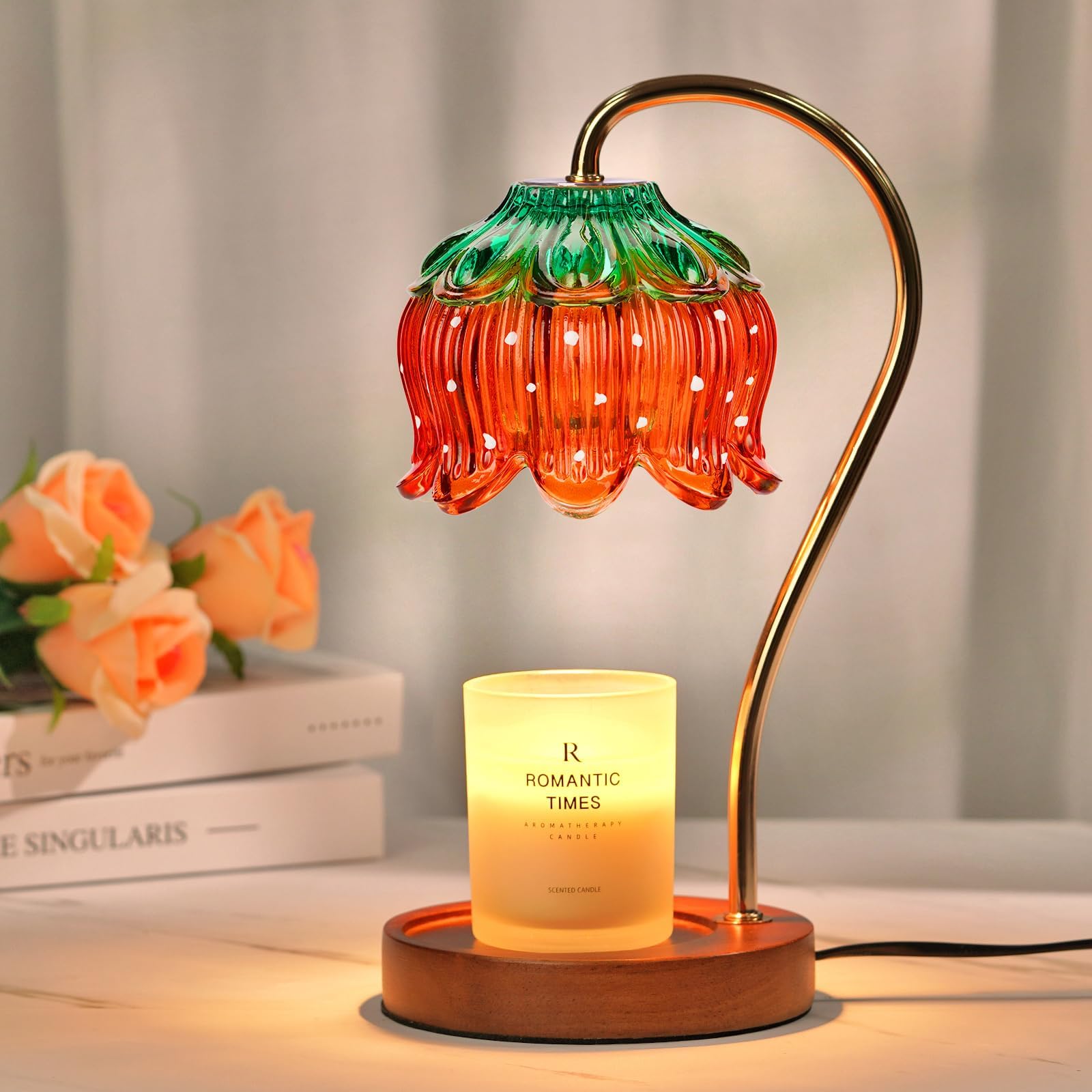 Amazon.com: Funistree Strawberry Candle Warmer Lamp, Cute Candle