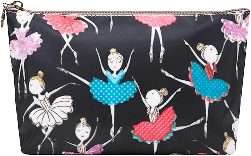 FADBBW Bolsa de maquillaje estética, estuche de transporte para cosméticos, regalos divertidos para mujeres y niñas, impermeable, bolsa de