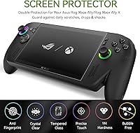 Vista 8 de ivoler Paquete de 3 protectores de pantalla grabados antirreflejos para ASUS ROG Xbox Ally/ROG Xbox Ally X Handheld 2025, vidrio templado Mate