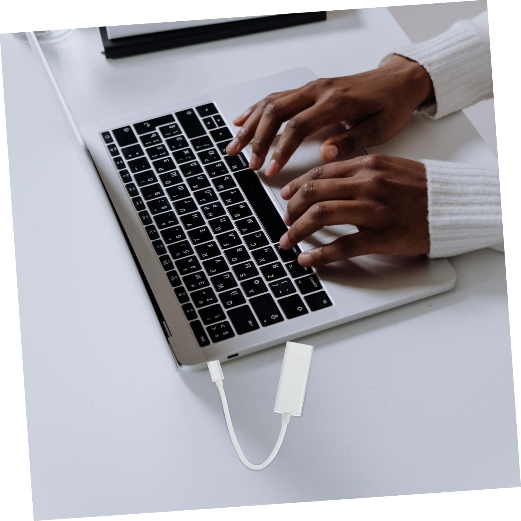 FELTECHELECTR Ethernet Adapter Mbps Network Card for Laptop Tablet Compatible with Multiple Operating Systems Portable Design