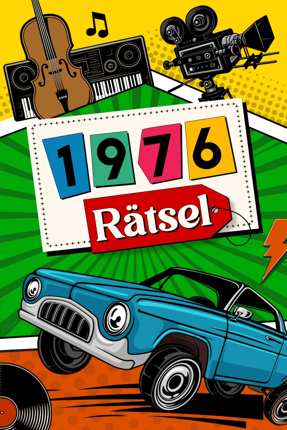 1976 Rätselbuch Mix für Geburtstag : Mix Rätselvon Kreuzworträtsel, Sudoku, Wortsuchrätsel, Labyrinthe..., Denkspiele und Rätselvielfalt für jeden Tag