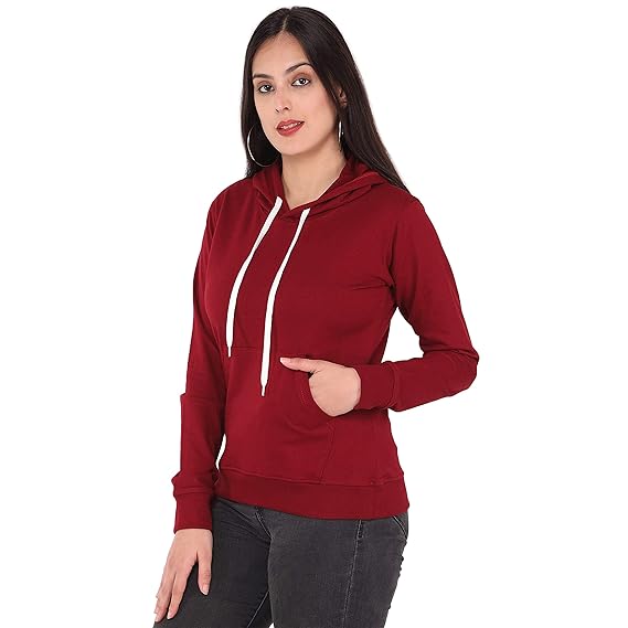 JUNEBERRY Women Hooded Sweatshirt