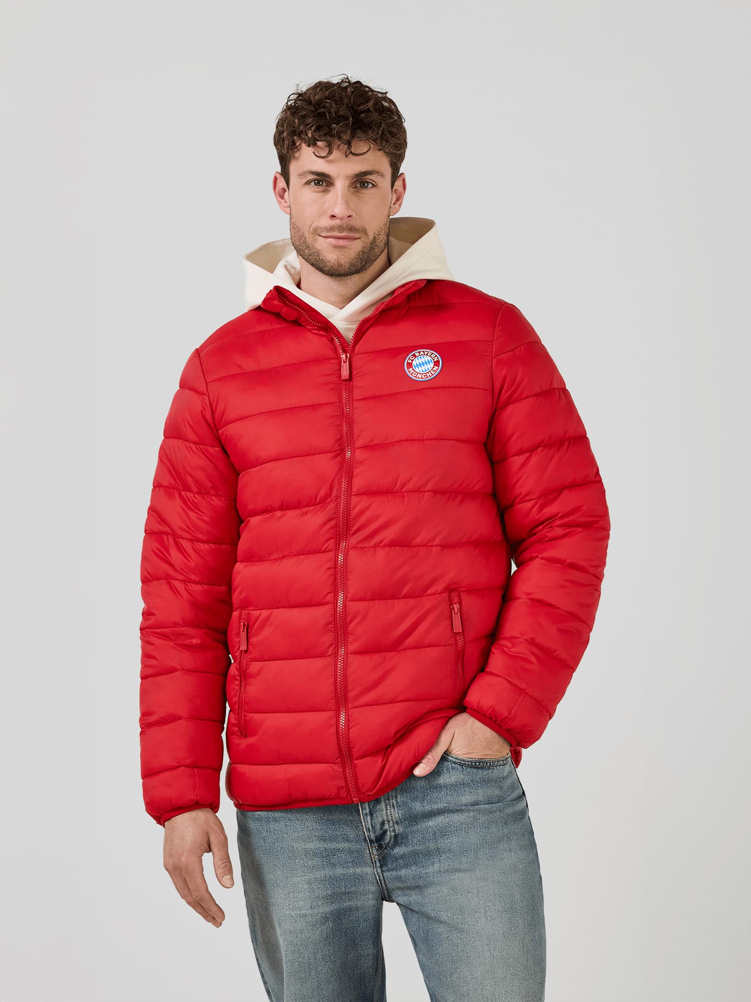 FC Bayern München | Steppjacke Essentials | Herren | Rot
