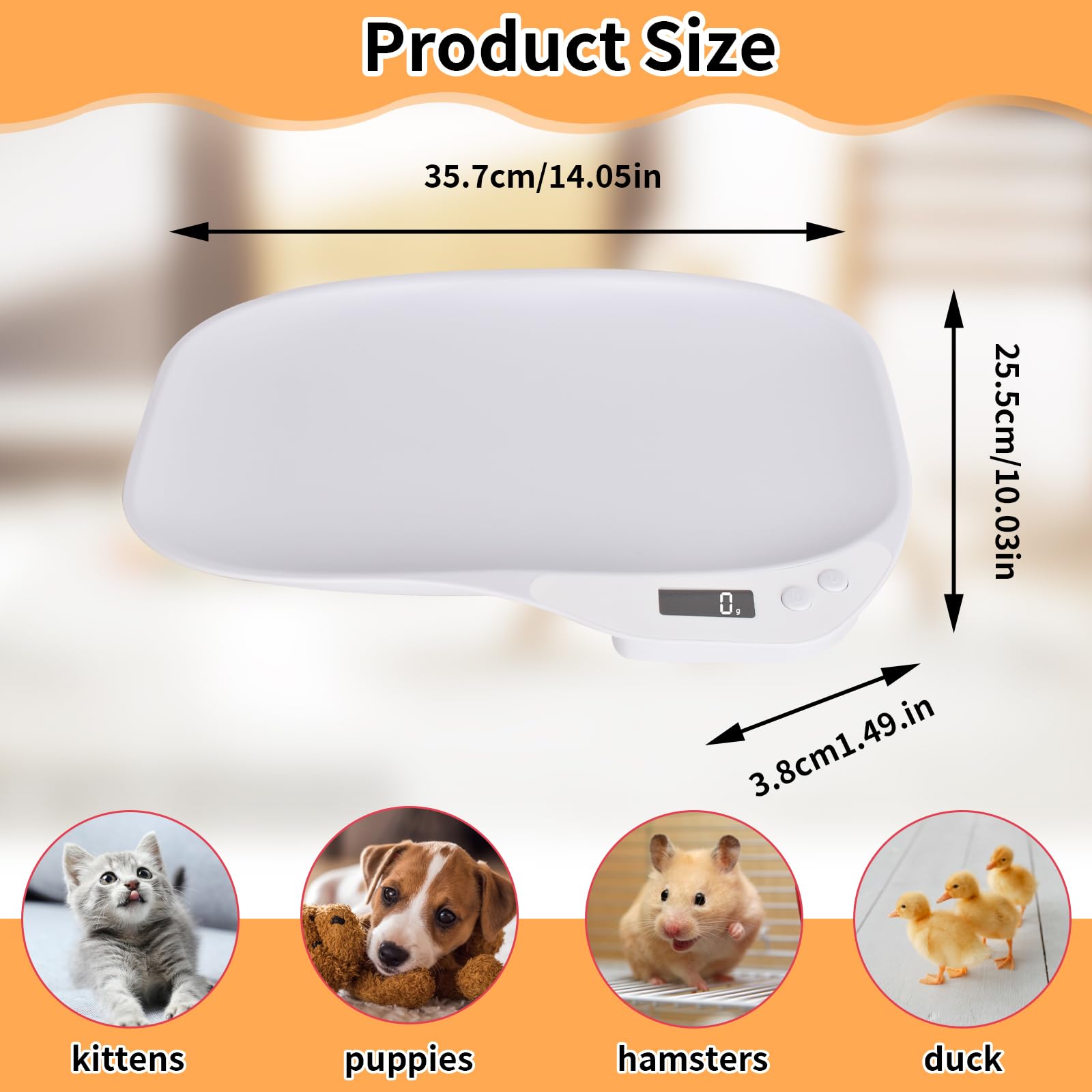 Báscula digital para mascotas, báscula de animales pequeños, báscula para perros de hasta 15 kg, báscula digital para gatos, 4 modos de ponderación, báscula digital de cocina, báscula de bebé, gatos,
