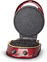 H.Koenig Express TRT180 Tart Maker, Multicooker, Quiche Pizza Tart Maker, Table Tart Maker, 2 Plancha Grill Oven, Adjustable Thermostat 210°C, Opening 105-180°, 9 Pie Moulds