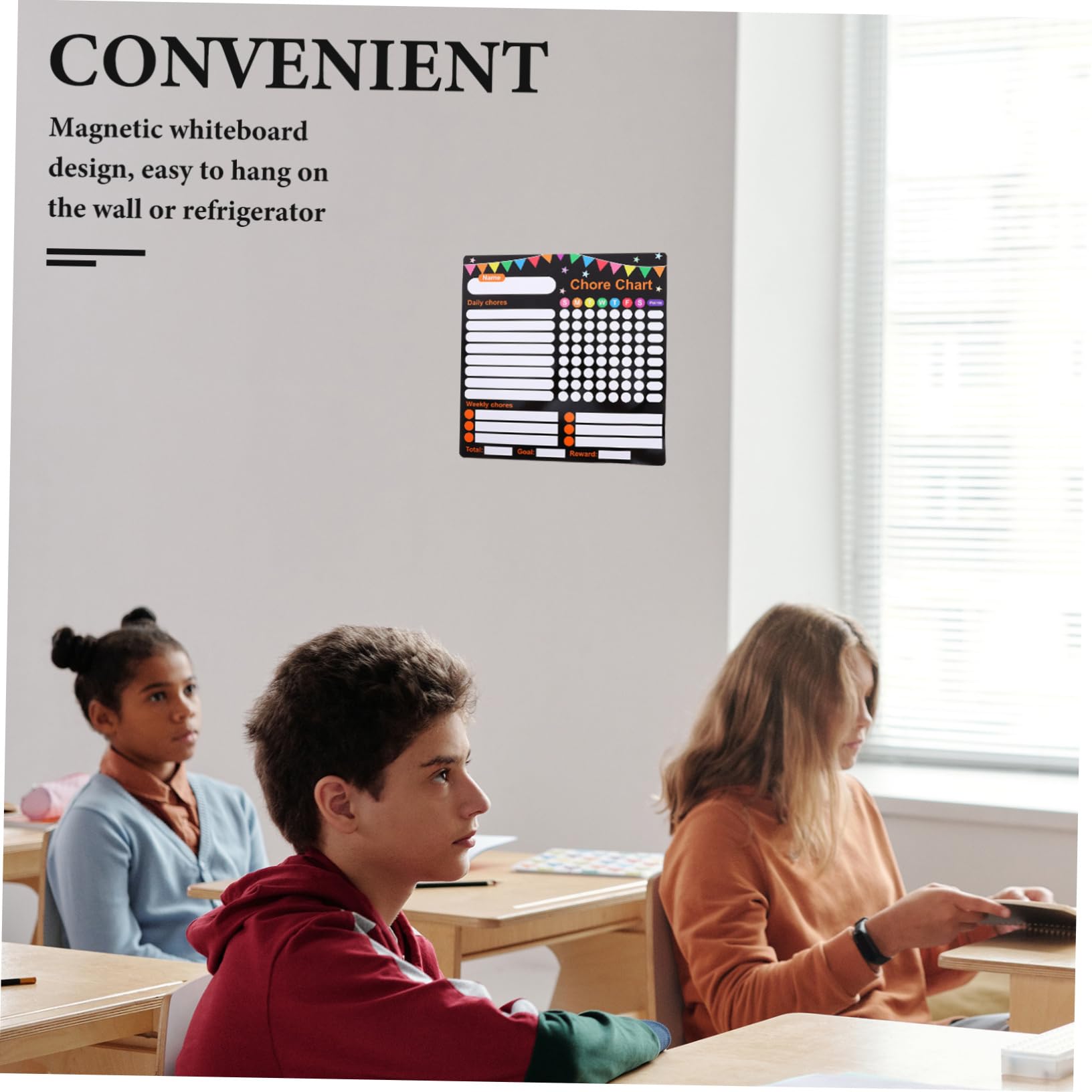 Planificador Semanal De 3 Piezas Para Tareas Familiares Tabla De Recompensas Calendario Visual Para Recompensas Magnéticas Tabla De Responsabilidad Para Niños Imán De Goma